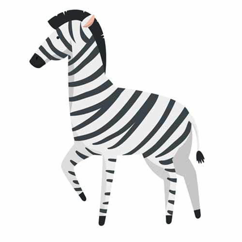 Zebra drawing for Nursery