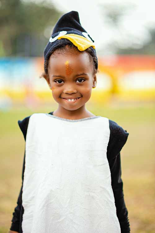 Smiling student